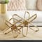 CosmoLiving by Cosmopolitan Gold Metal Modern Geometric Sculpture Set